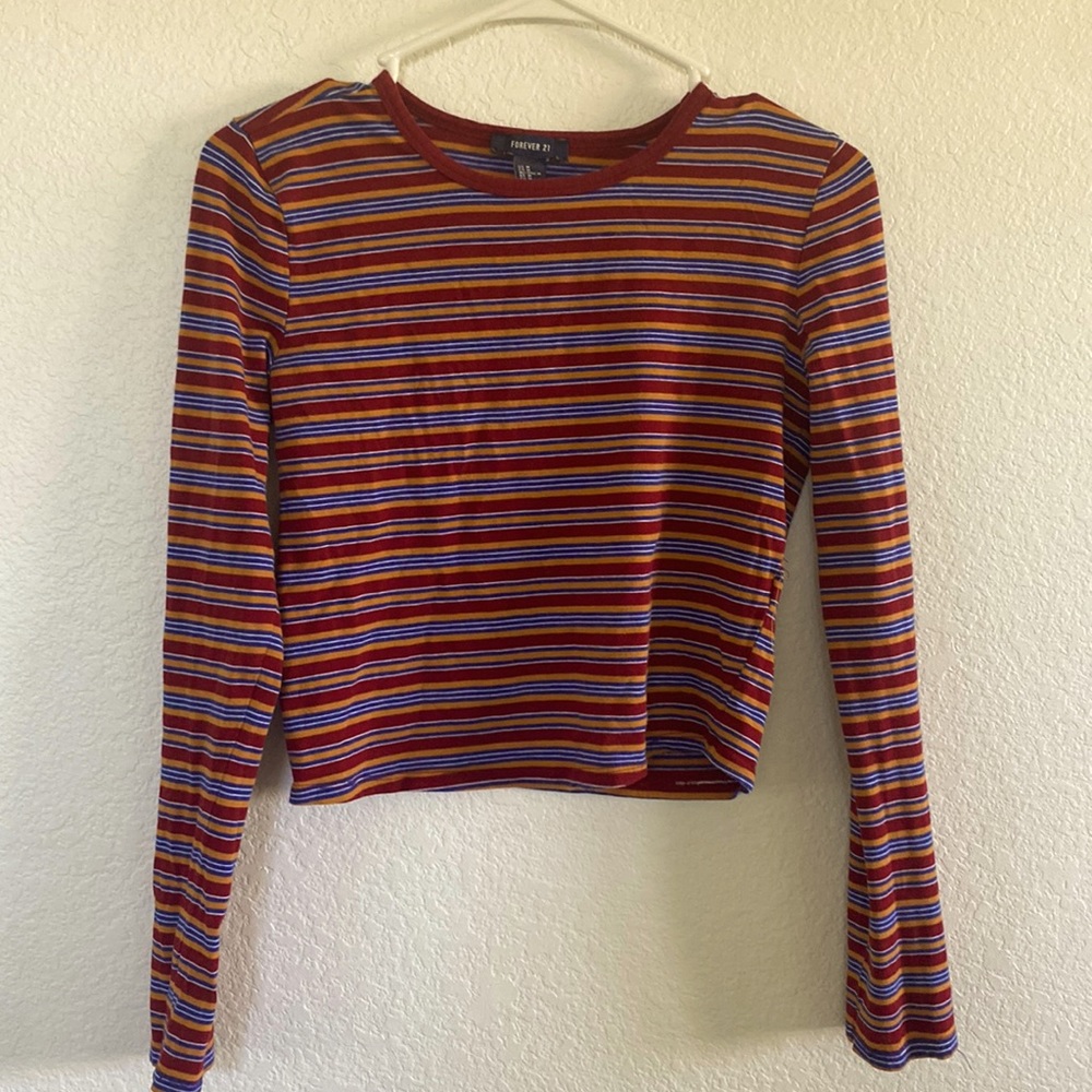 Forever 21 long sleeve crop top